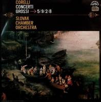 Пластинка виниловая "A. Corelli. Concerti grossi fur Streichorchester op 6 Nr 5, 9, 2, 8" Supraphon 